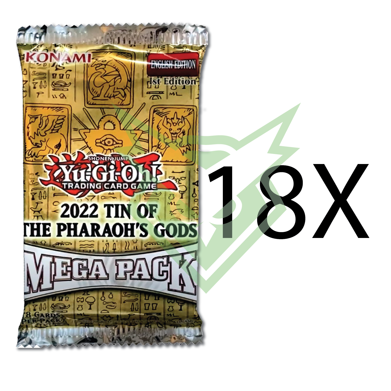 2022 Tin of the Pharaohs Gods Mega Pack x18 (Half Case Qty)
